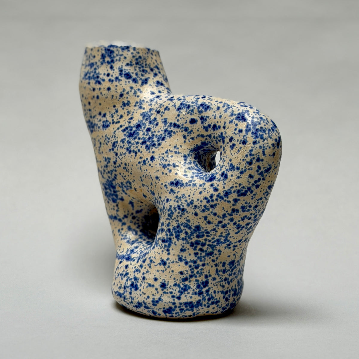 Speckled Geometric Vase